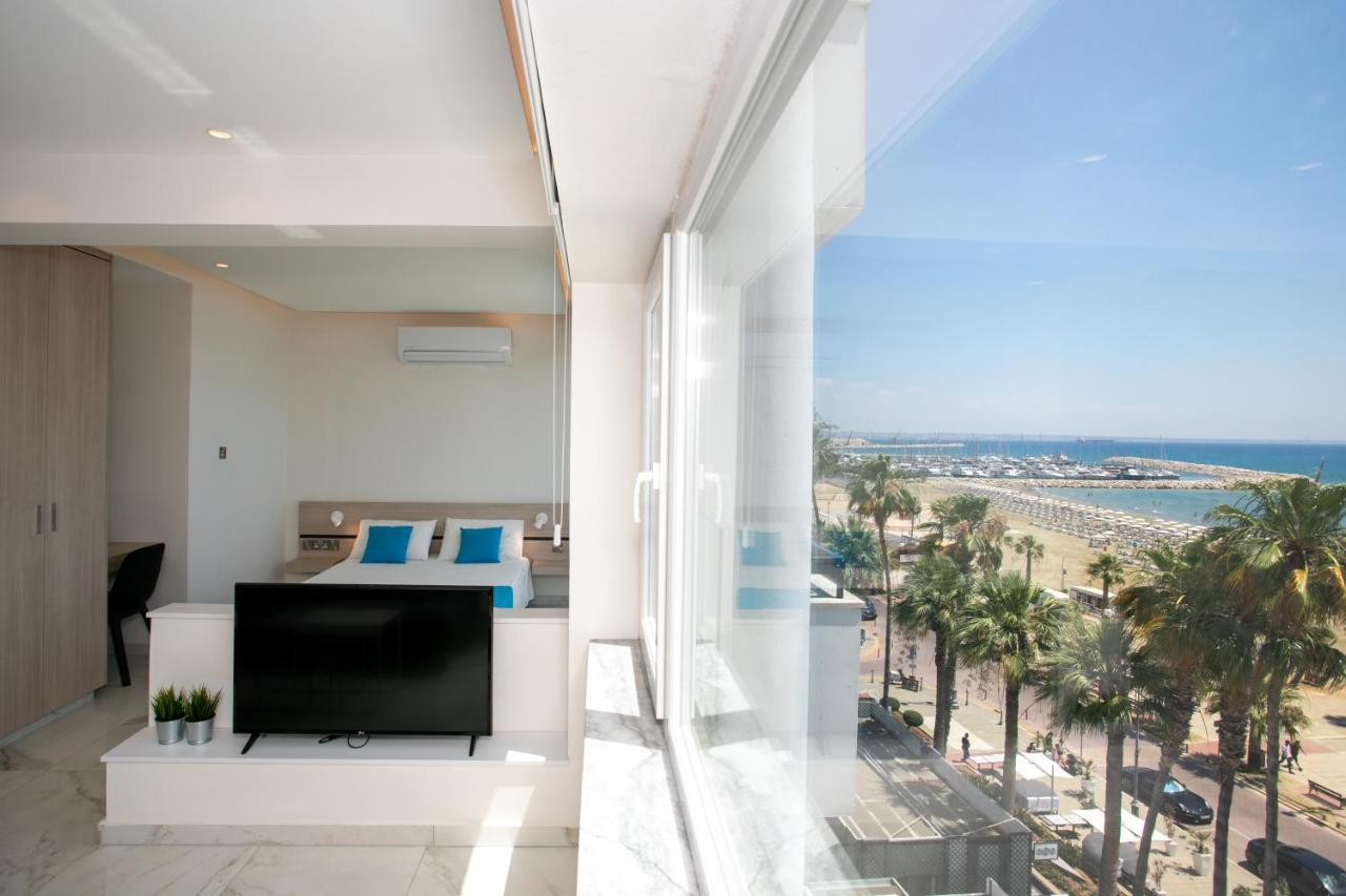 Les Palmiers Sunorama Beach Apartments Larnaca Extérieur photo